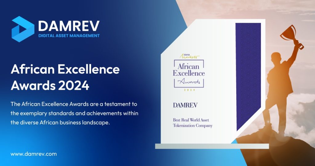 DAMREV Wins Best Real World Asset Tokenization Company at African Excellence Awards 2024